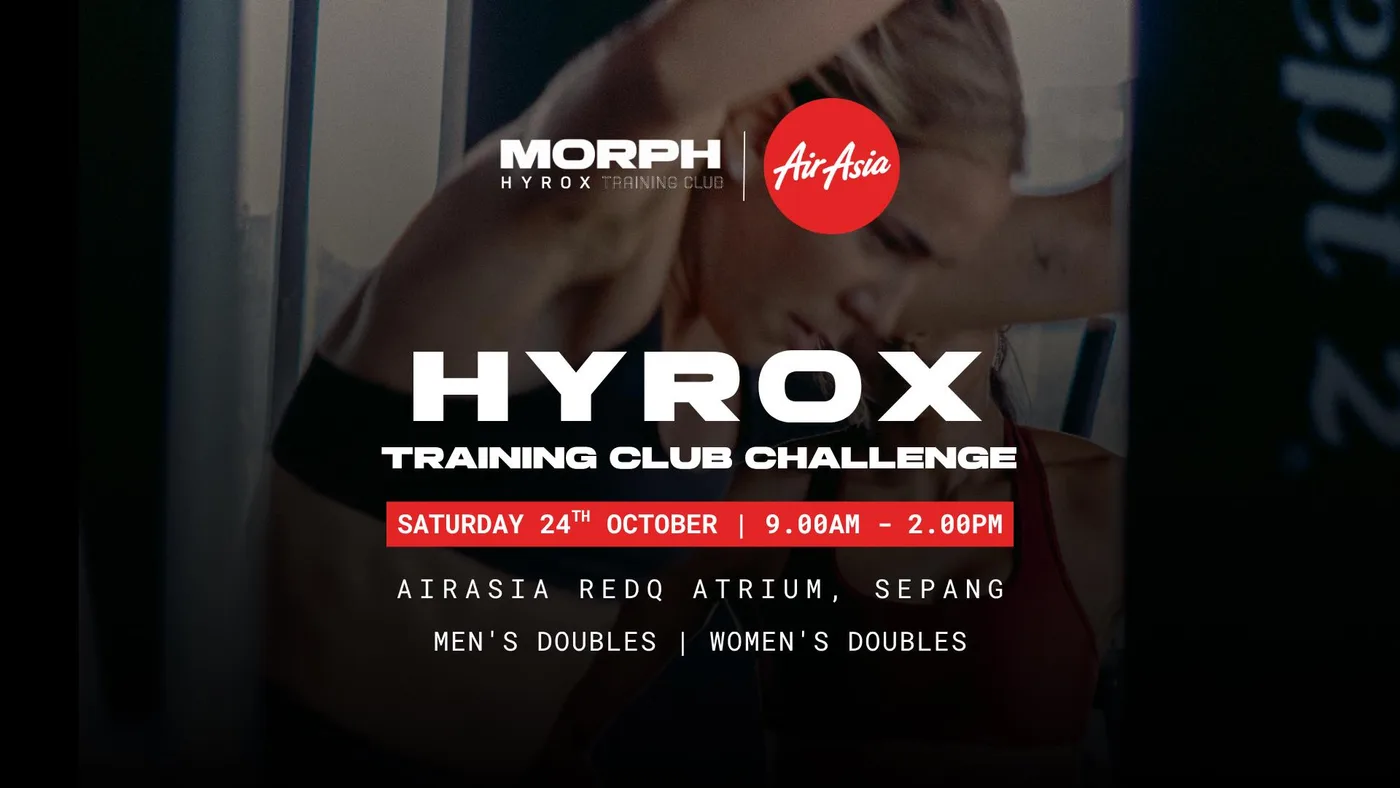 Poster: MORPH x AirAsia HYROX Training Club Challenge